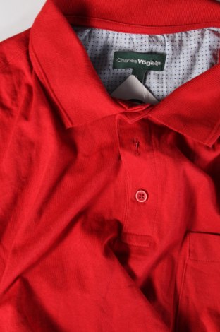 Tricou de bărbați Charles Vogele, Mărime L, Culoare Roșu, Preț 42,76 Lei
