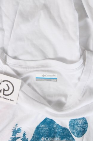 Мъжка тениска Columbia, Размер XL, Цвят Бял, Цена 53,20 лв.
