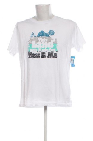 Ανδρικό t-shirt Columbia, Μέγεθος XL, Χρώμα Λευκό, Τιμή 30,36 €