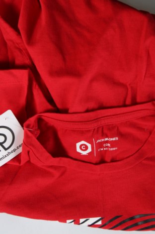 Ανδρικό t-shirt Core By Jack & Jones, Μέγεθος M, Χρώμα Κόκκινο, Τιμή 7,16 €