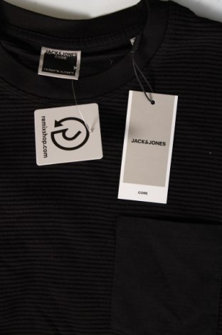 Męski T-shirt Core By Jack & Jones, Rozmiar L, Kolor Czarny, Cena 82,63 zł