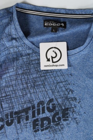 Ανδρικό t-shirt Cutting Edge, Μέγεθος L, Χρώμα Μπλέ, Τιμή 9,90 €