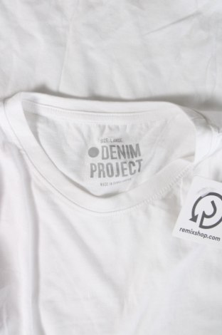 Męski T-shirt Denim Project, Rozmiar L, Kolor Biały, Cena 57,84 zł