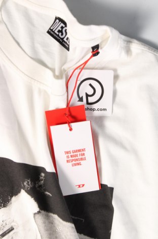 Męski T-shirt Diesel, Rozmiar L, Kolor Biały, Cena 278,54 zł