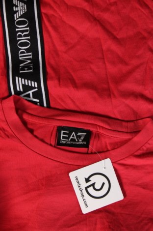 Męski T-shirt Emporio Armani, Rozmiar M, Kolor Czerwony, Cena 439,80 zł