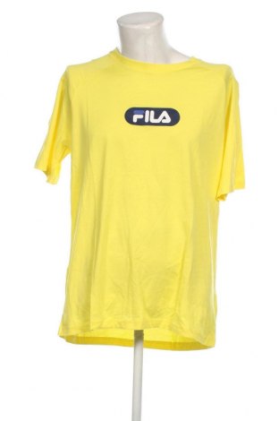 Ανδρικό t-shirt FILA, Μέγεθος XXL, Χρώμα Κίτρινο, Τιμή 30,36 €