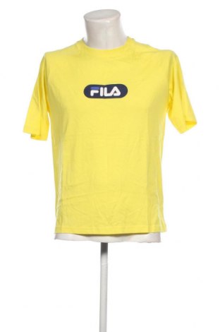 Męski T-shirt FILA, Rozmiar M, Kolor Żółty, Cena 141,81 zł