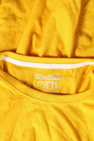 Ανδρικό t-shirt FTS, Μέγεθος 3XL, Χρώμα Κίτρινο, Τιμή 8,04 €