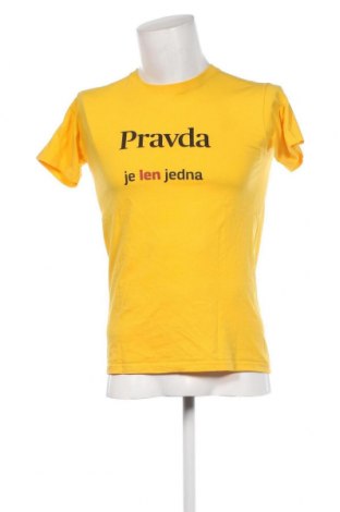 Tricou de bărbați Fruit Of The Loom, Mărime S, Culoare Galben, Preț 19,90 Lei