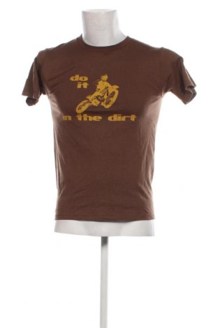 Ανδρικό t-shirt Fruit Of The Loom, Μέγεθος S, Χρώμα Καφέ, Τιμή 8,04 €