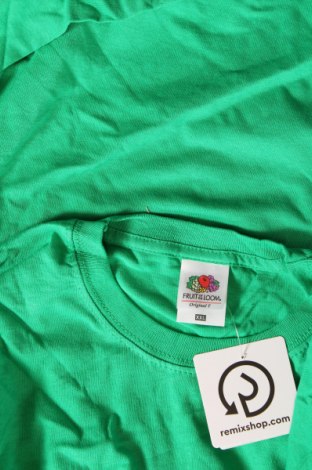 Ανδρικό t-shirt Fruit Of The Loom, Μέγεθος XXL, Χρώμα Πράσινο, Τιμή 3,99 €