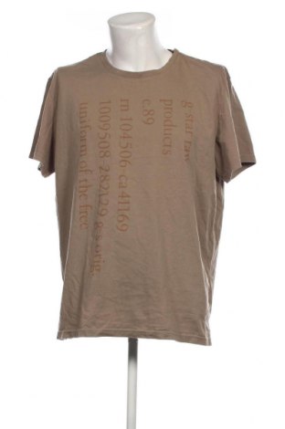 Ανδρικό t-shirt G-Star Raw, Μέγεθος XXL, Χρώμα Καφέ, Τιμή 15,87 €