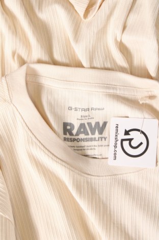 Ανδρικό t-shirt G-Star Raw, Μέγεθος L, Χρώμα Εκρού, Τιμή 13,81 €