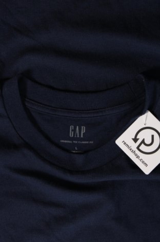 Ανδρικό t-shirt Gap, Μέγεθος L, Χρώμα Μπλέ, Τιμή 14,43 €