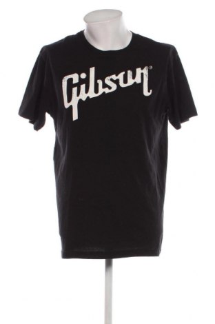 Ανδρικό t-shirt Gibson, Μέγεθος L, Χρώμα Μαύρο, Τιμή 6,62 €