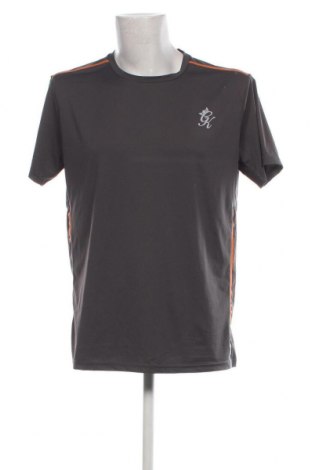 Ανδρικό t-shirt Gym King, Μέγεθος XXL, Χρώμα Γκρί, Τιμή 9,41 €
