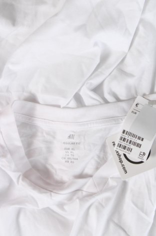 Pánske tričko  H&M, Veľkosť XL, Farba Biela, Cena  11,91 €