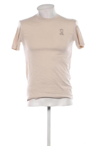 Мъжка тениска H&M Divided, Размер XS, Цвят Бежов, Цена 7,15 лв.