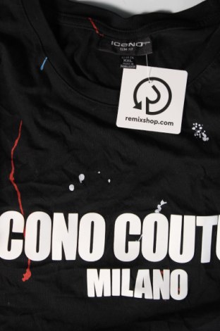 Herren T-Shirt ICONO, Größe XXL, Farbe Schwarz, Preis 9,05 €