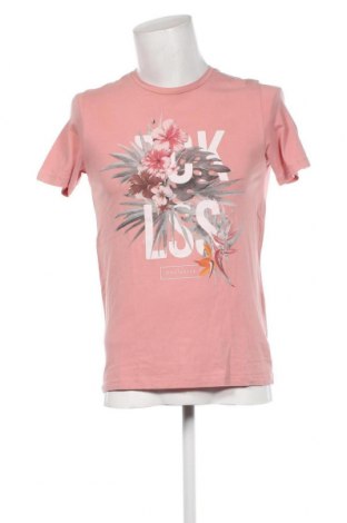 Ανδρικό t-shirt Jack & Jones, Μέγεθος M, Χρώμα Ρόζ , Τιμή 5,53 €