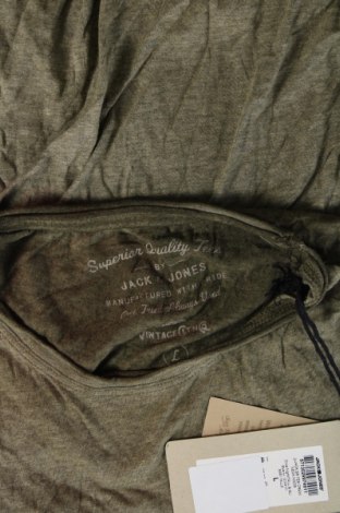 Herren T-Shirt Jack & Jones, Größe L, Farbe Grün, Preis 26,31 €