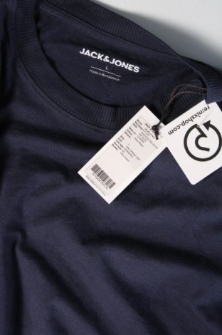 Ανδρικό t-shirt Jack & Jones, Μέγεθος L, Χρώμα Μπλέ, Τιμή 15,16 €