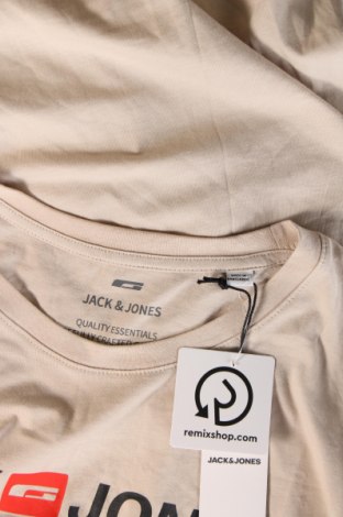 Pánské tričko  Jack & Jones, Velikost XXL, Barva Béžová, Cena  426,00 Kč