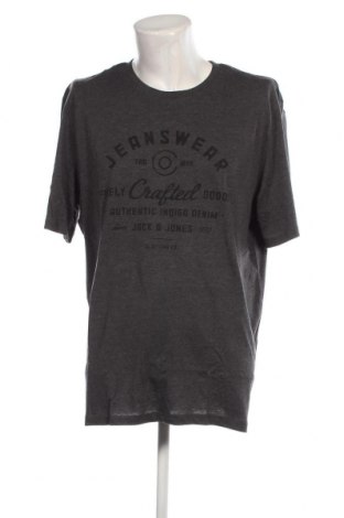 Ανδρικό t-shirt Jack & Jones, Μέγεθος XXL, Χρώμα Γκρί, Τιμή 21,65 €