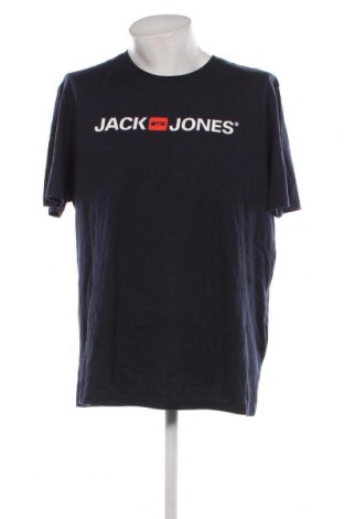 Ανδρικό t-shirt Jack & Jones, Μέγεθος XXL, Χρώμα Μπλέ, Τιμή 11,13 €