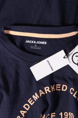 Мъжка тениска Jack & Jones, Размер XL, Цвят Син, Цена 42,00 лв.