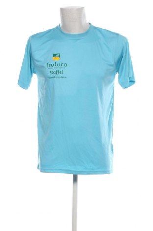 Ανδρικό t-shirt James & Nicholson, Μέγεθος M, Χρώμα Μπλέ, Τιμή 7,24 €
