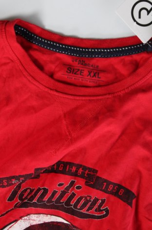 Herren T-Shirt Jean Pascale, Größe XXL, Farbe Rot, Preis € 9,05