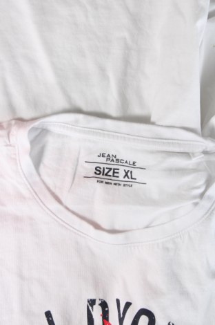 Męski T-shirt Jean Pascale, Rozmiar XL, Kolor Biały, Cena 41,58 zł