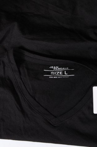 Мъжка тениска Jean Pascale, Размер L, Цвят Черен, Цена 12,35 лв.