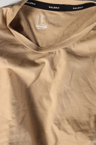Herren T-Shirt Kalenji, Größe XL, Farbe Beige, Preis 8,60 €