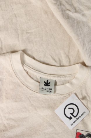 Мъжка тениска Kaotiko, Размер S, Цвят Бежов, Цена 31,00 лв.