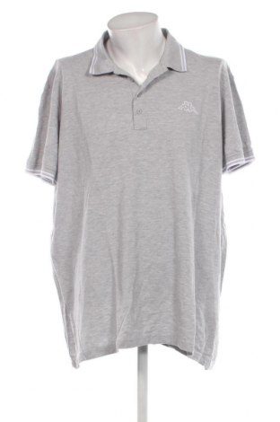 Ανδρικό t-shirt Kappa, Μέγεθος 4XL, Χρώμα Γκρί, Τιμή 9,90 €