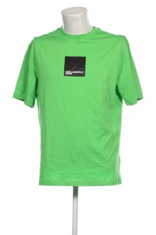 Tricou de bărbați Karl Lagerfeld, Mărime M, Culoare Verde, Preț 375,00 Lei