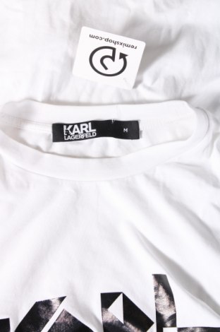 Tricou de bărbați Karl Lagerfeld, Mărime M, Culoare Alb, Preț 375,00 Lei