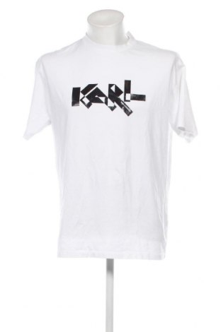 Tricou de bărbați Karl Lagerfeld, Mărime M, Culoare Alb, Preț 375,00 Lei
