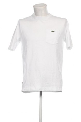 Herren T-Shirt Lacoste, Größe S, Farbe Weiß, Preis € 37,11