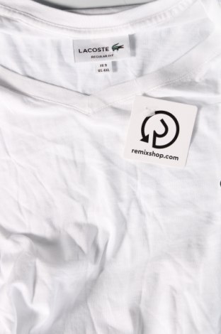 Ανδρικό t-shirt Lacoste, Μέγεθος 4XL, Χρώμα Λευκό, Τιμή 37,11 €