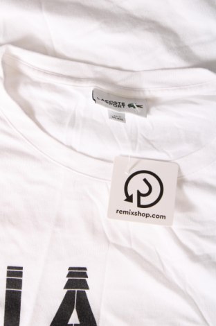 Herren T-Shirt Lacoste, Größe 4XL, Farbe Weiß, Preis 23,66 €