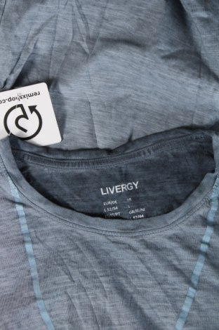 Ανδρικό t-shirt Livergy, Μέγεθος L, Χρώμα Μπλέ, Τιμή 7,24 €