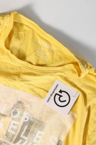 Pánske tričko  Livergy, Veľkosť L, Farba Žltá, Cena  7,37 €