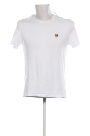 Herren T-Shirt Lyle & Scott, Größe M, Farbe Weiß, Preis 27,43 €