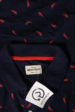 Pánske tričko  Montego, Veľkosť S, Farba Modrá, Cena  7,37 €