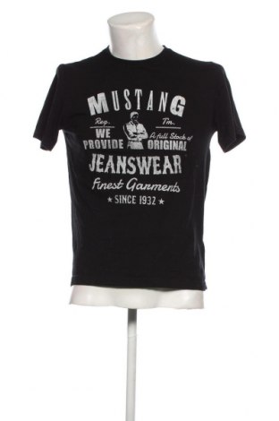 Ανδρικό t-shirt Mustang, Μέγεθος M, Χρώμα Μαύρο, Τιμή 9,59 €