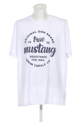 Herren T-Shirt Mustang, Größe 4XL, Farbe Weiß, Preis € 8,79
