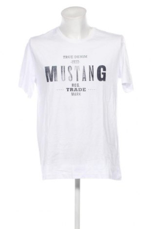 Herren T-Shirt Mustang, Größe L, Farbe Weiß, Preis 11,99 €